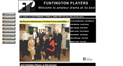 Desktop Screenshot of funtingtonplayers.org.uk